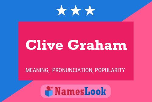 Pôster do nome Clive Graham