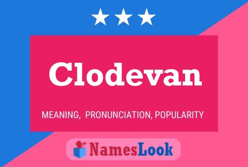 Pôster do nome Clodevan