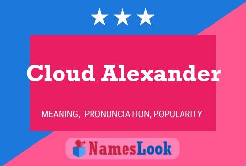 Pôster do nome Cloud Alexander