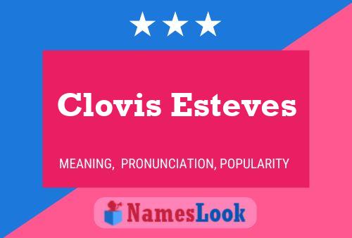 Pôster do nome Clovis Esteves