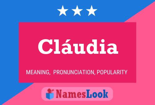 Pôster do nome Cláudia