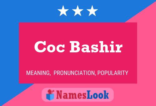 Pôster do nome Coc Bashir