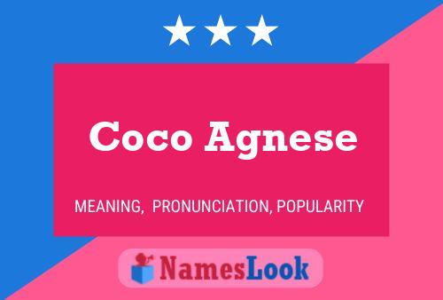 Pôster do nome Coco Agnese