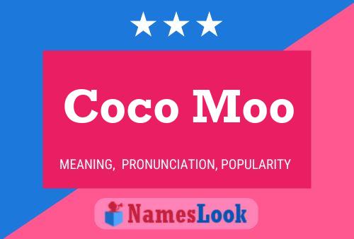 Pôster do nome Coco Moo