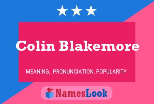 Pôster do nome Colin Blakemore