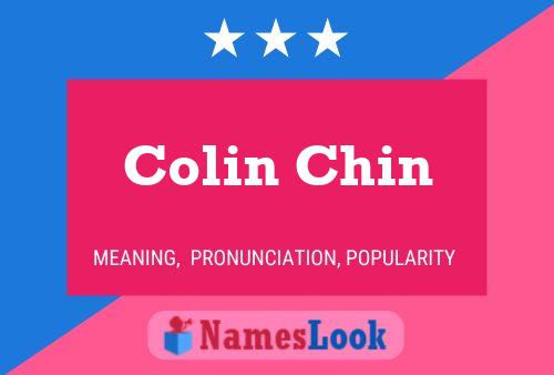 Pôster do nome Colin Chin