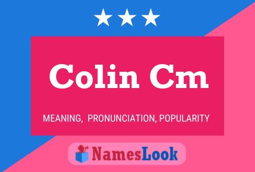 Pôster do nome Colin Cm