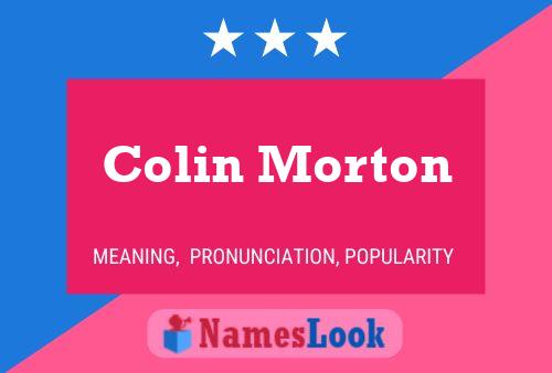 Pôster do nome Colin Morton