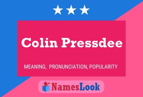 Pôster do nome Colin Pressdee