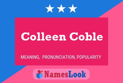 Pôster do nome Colleen Coble