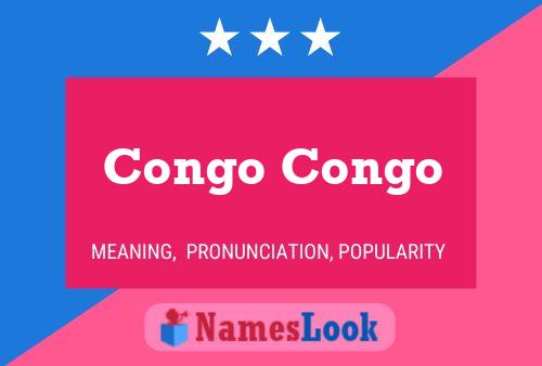 Pôster do nome Congo Congo