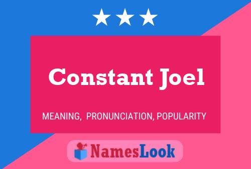 Pôster do nome Constant Joel