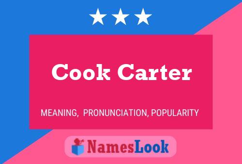 Pôster do nome Cook Carter