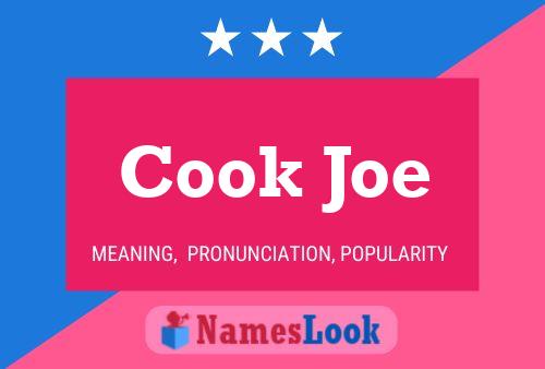 Pôster do nome Cook Joe