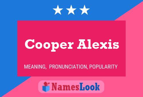 Pôster do nome Cooper Alexis