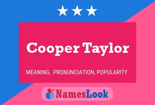 Pôster do nome Cooper Taylor