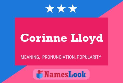 Pôster do nome Corinne Lloyd