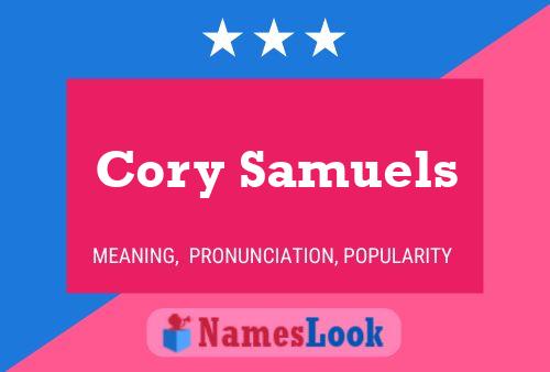 Pôster do nome Cory Samuels