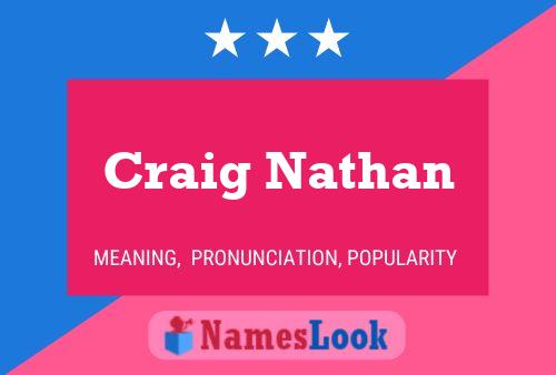 Pôster do nome Craig Nathan