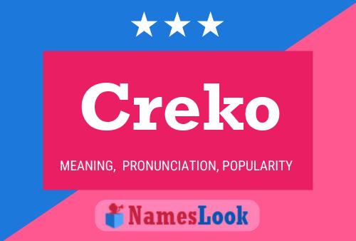 Pôster do nome Creko