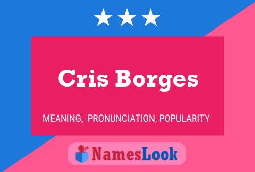 Pôster do nome Cris Borges