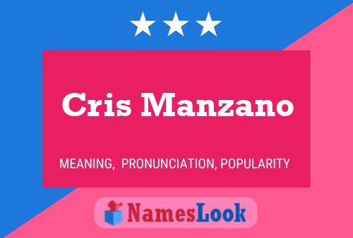 Pôster do nome Cris Manzano