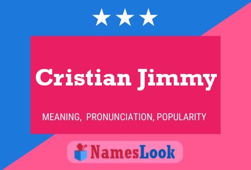 Pôster do nome Cristian Jimmy