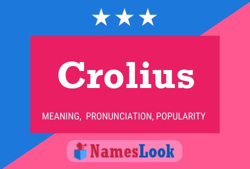 Pôster do nome Crolius