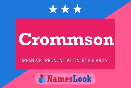 Pôster do nome Crommson