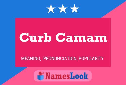 Pôster do nome Curb Camam