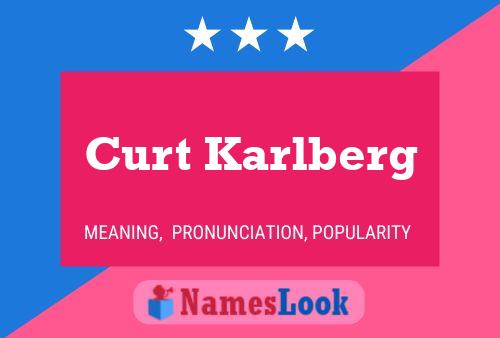 Pôster do nome Curt Karlberg