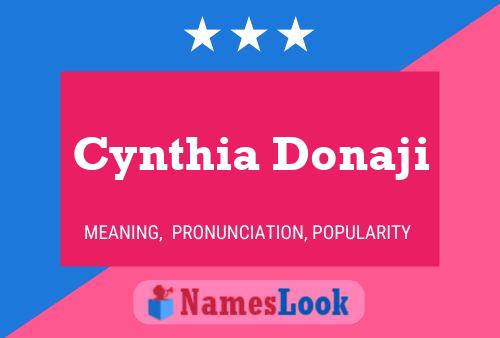 Pôster do nome Cynthia Donaji