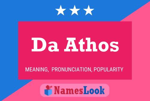 Pôster do nome Da Athos