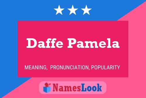 Pôster do nome Daffe Pamela