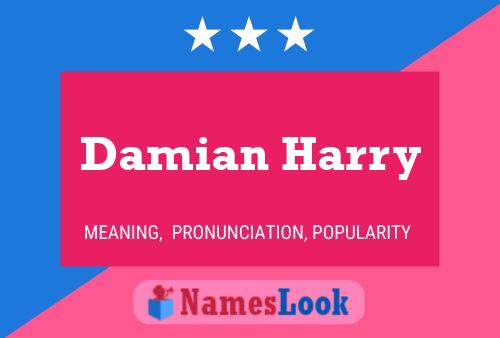 Pôster do nome Damian Harry