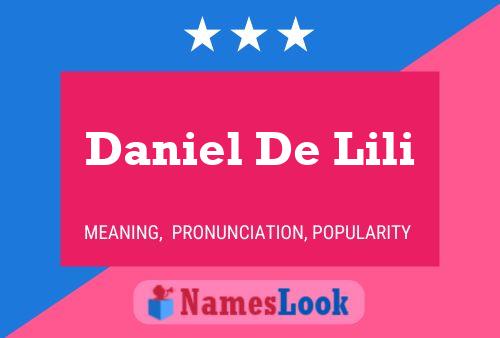 Pôster do nome Daniel De Lili