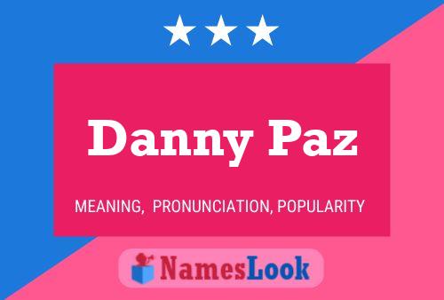 Pôster do nome Danny Paz