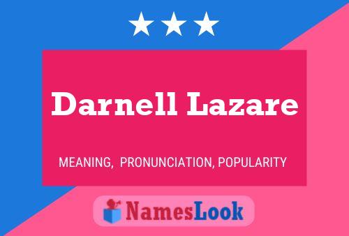 Pôster do nome Darnell Lazare