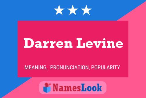 Pôster do nome Darren Levine