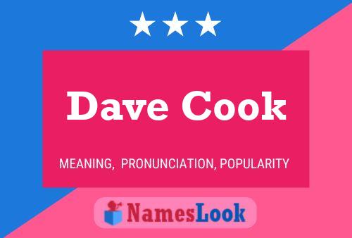 Pôster do nome Dave Cook