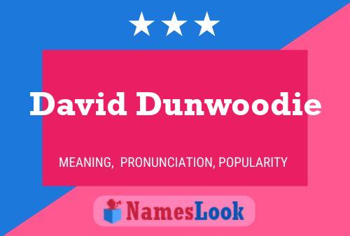 Pôster do nome David Dunwoodie