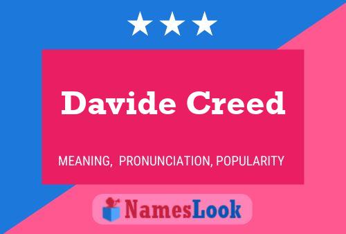 Pôster do nome Davide Creed