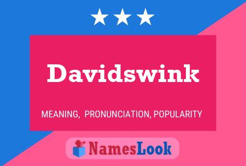 Pôster do nome Davidswink