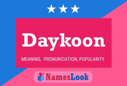 Pôster do nome Daykoon