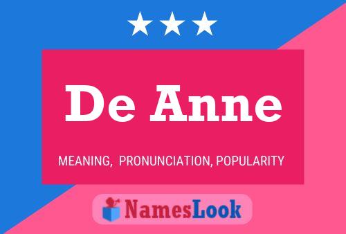 Pôster do nome De Anne