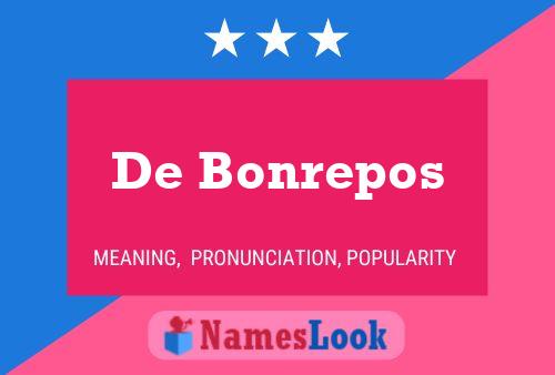 Pôster do nome De Bonrepos