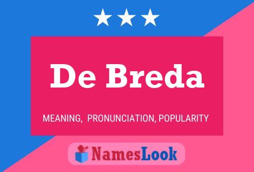 Pôster do nome De Breda