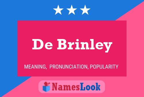 Pôster do nome De Brinley