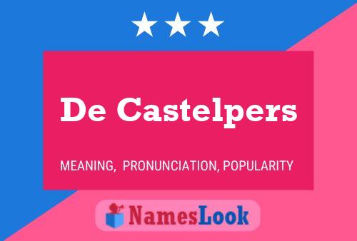 Pôster do nome De Castelpers