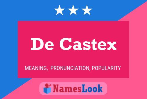 Pôster do nome De Castex